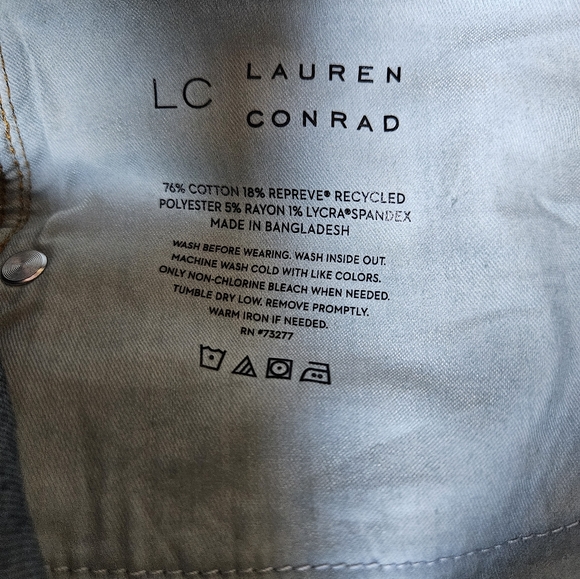Lauren Conrad Mid-Rise Skinny Jeans - Size 16W - Picture 7 of 8